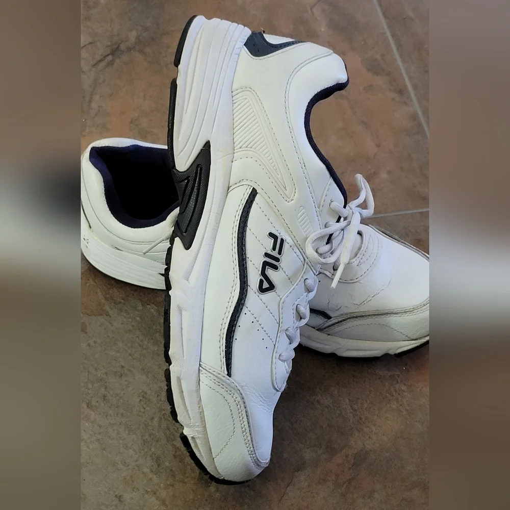 Fila Men's White Athletic Shoes Size 12